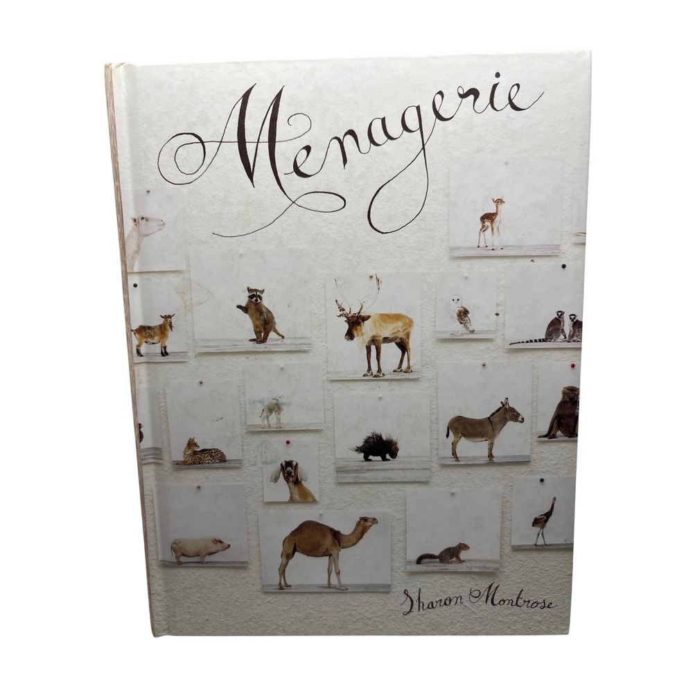 Menagerie Sharon Montrose Photography Book Animal Portraits Lion Cub HardCover